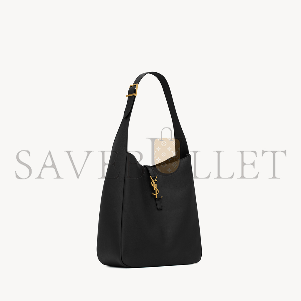 YSL LE 5 À 7 SUPPLE LARGE IN GRAINED LEATHER 753837AAAUQ1000 (31*30*13cm) YSL LE 5 À 7 SUPPLE LARGE IN GRAINED LEATHER 753837AAAUQ1000 (31*30*13cm)